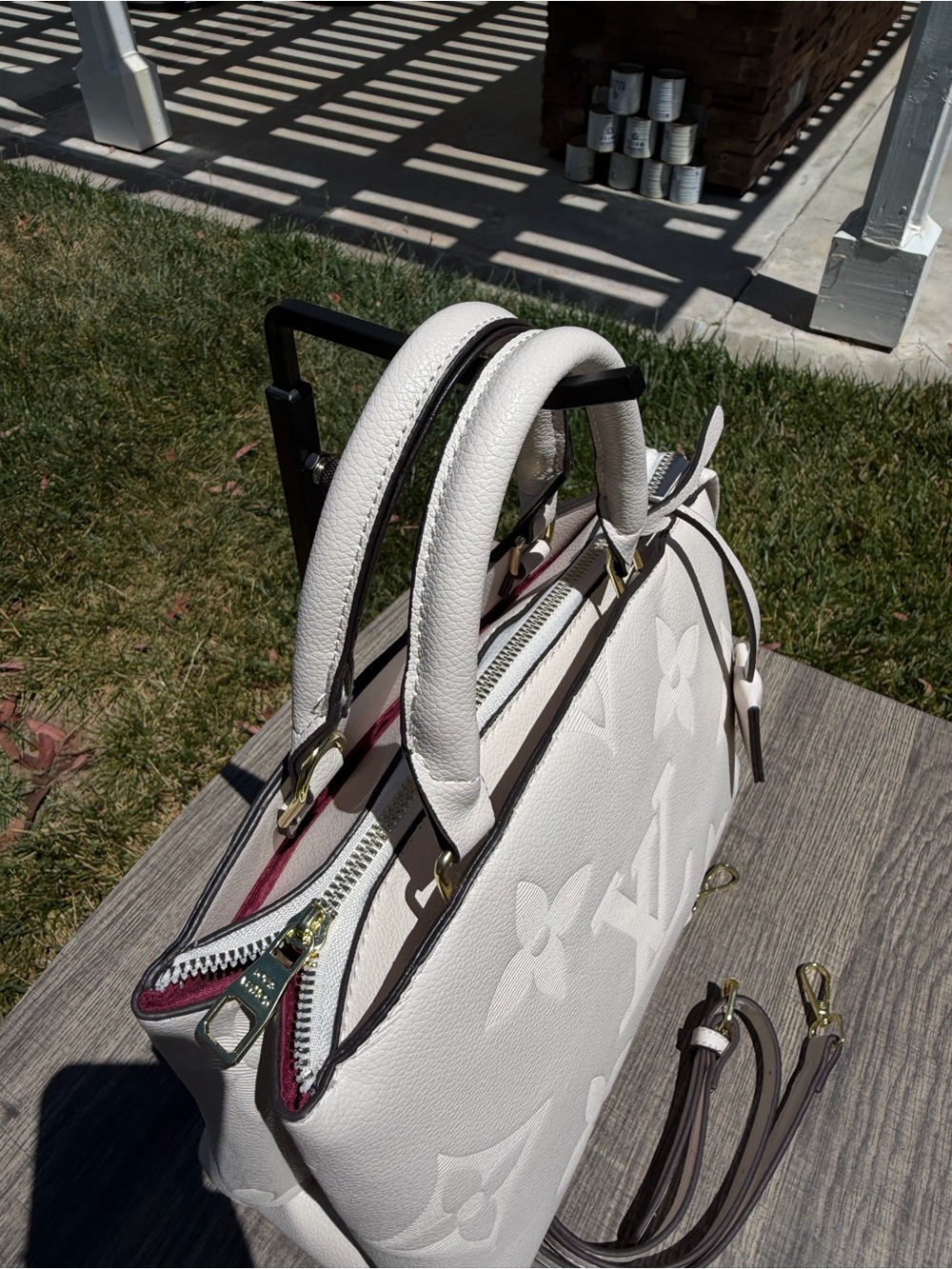 NEW LV Print Empreinte CreamMonogram Palais bag - Picture 12 of 12